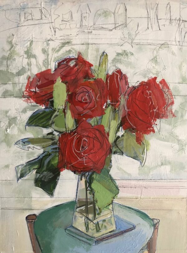 Framed Roses Print