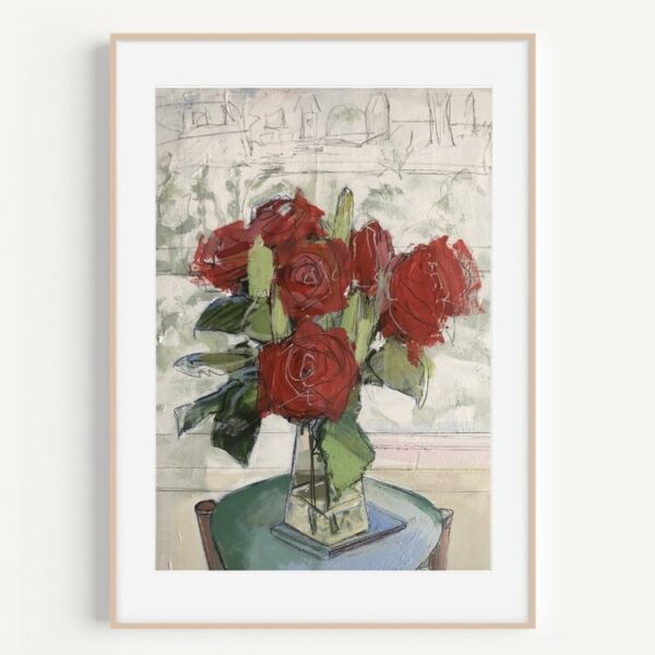 Framed Roses Print - Image 3